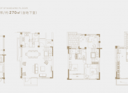镜湖宸院约270㎡E户型