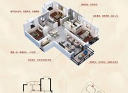 昕月溪商业广场约124.89㎡户型