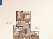 湖畔现代城约168㎡户型图