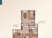 湖畔现代城约169㎡户型图