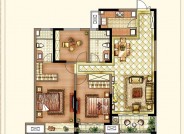 琴湖壹号3期21号楼122㎡户型