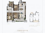 建发尚虞院约127㎡户型图