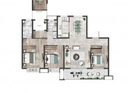 云璟花园141m²户型