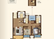源江筑102m²户型
